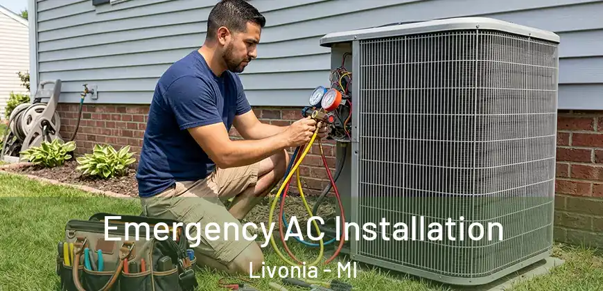 Emergency AC Installation Livonia - MI